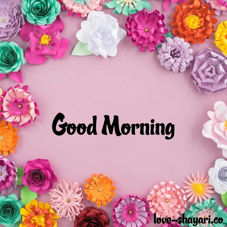 good morning wishes with flowers