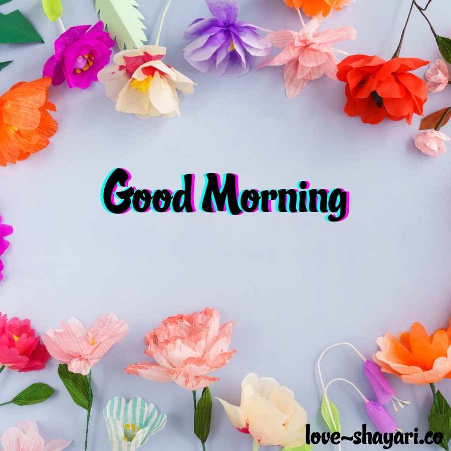 good morning images with flowers hd