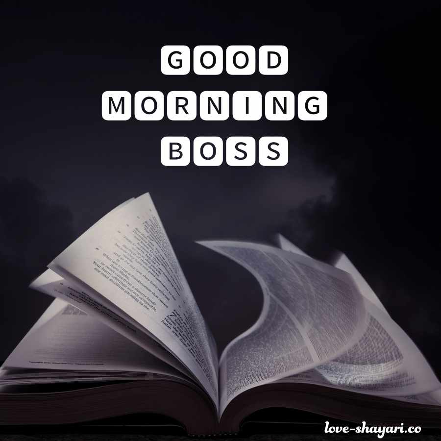 good morning monday to boss