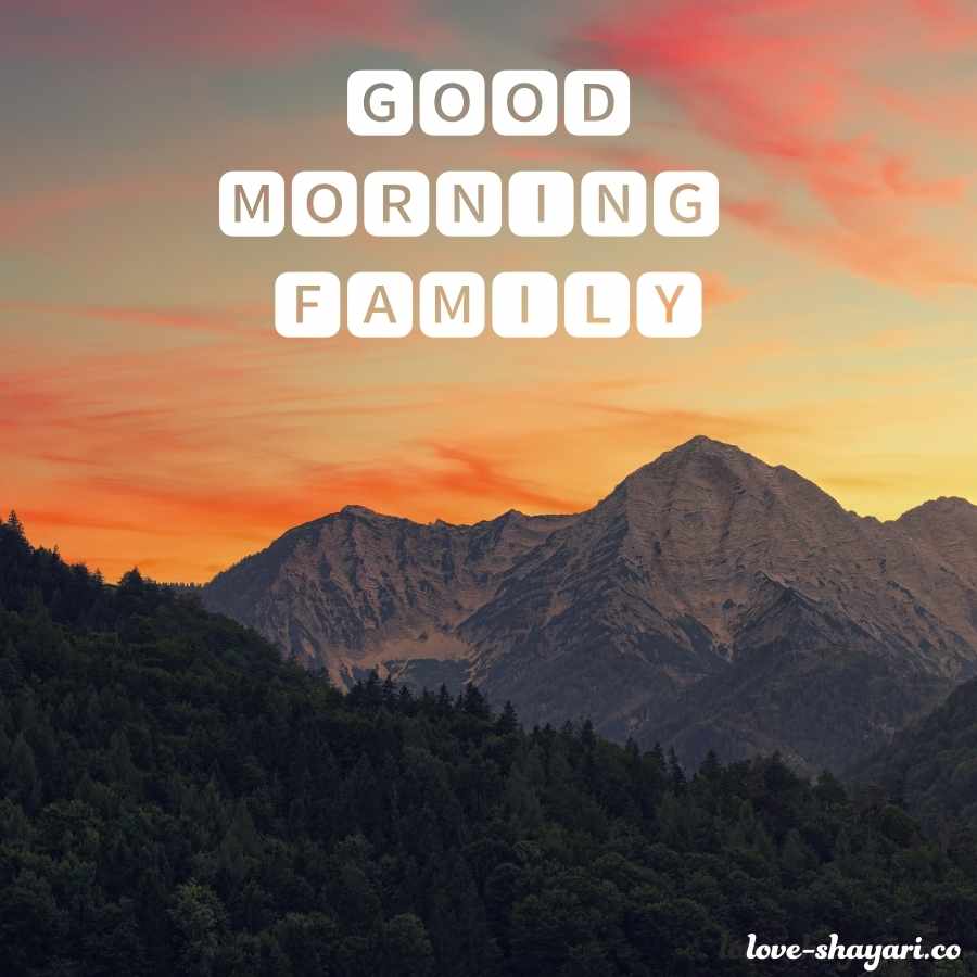 good morning photos family