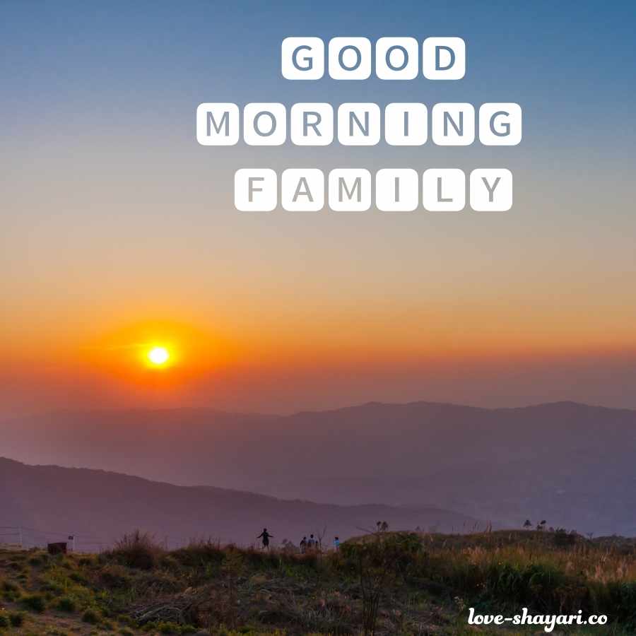 good morning family wallpaper