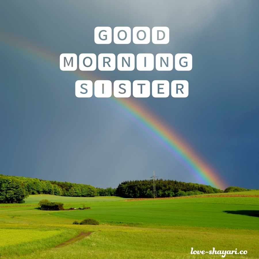 good morning images for sister