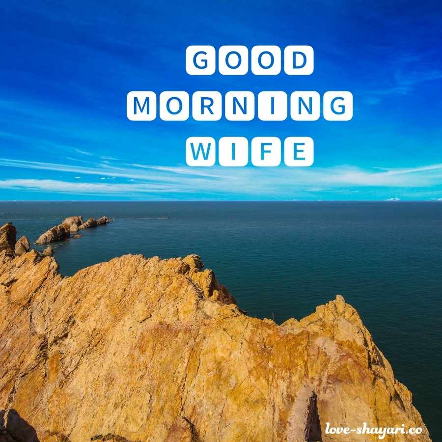 good morning my beautiful wife