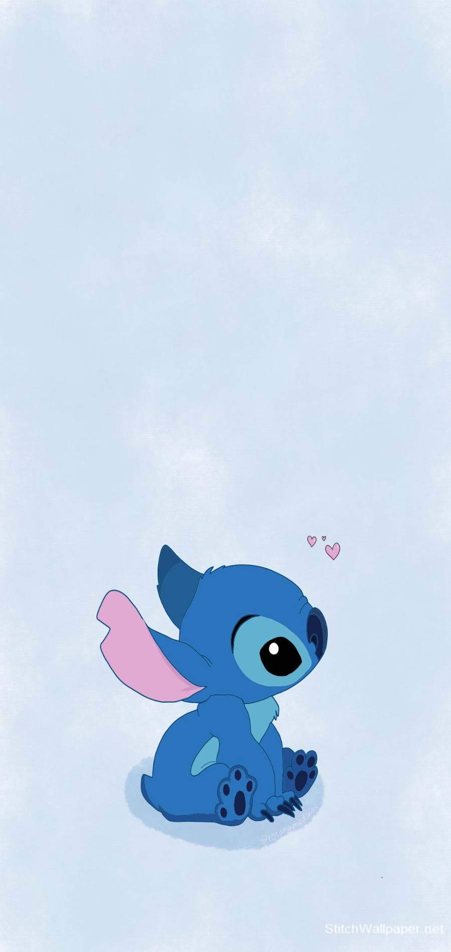 wallpaper stitch with hearts
