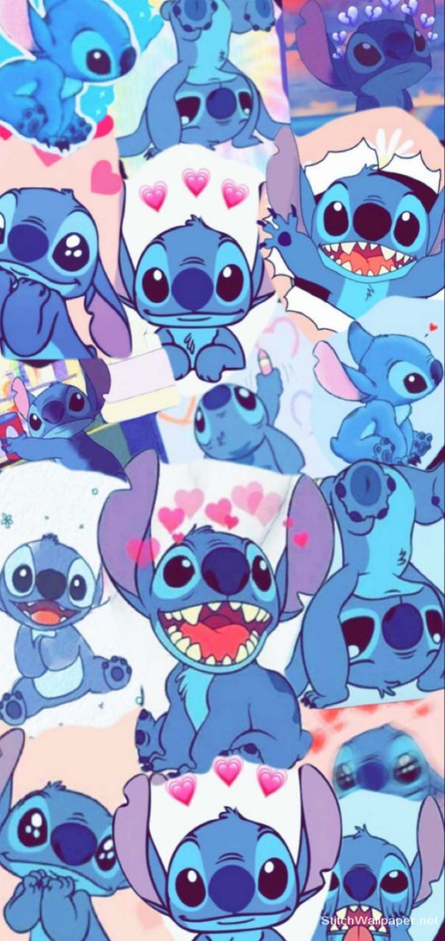 cute blue wallpapers stitch