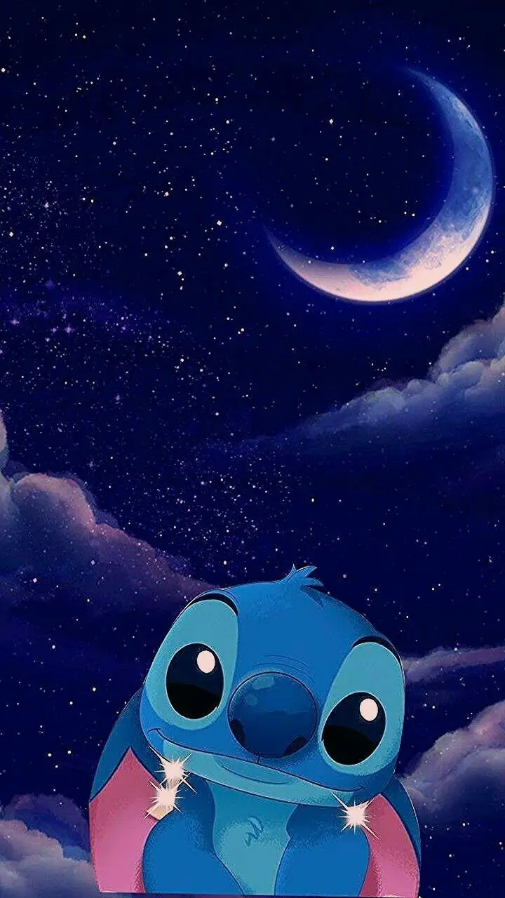 lilo and stitch blue wallpaper