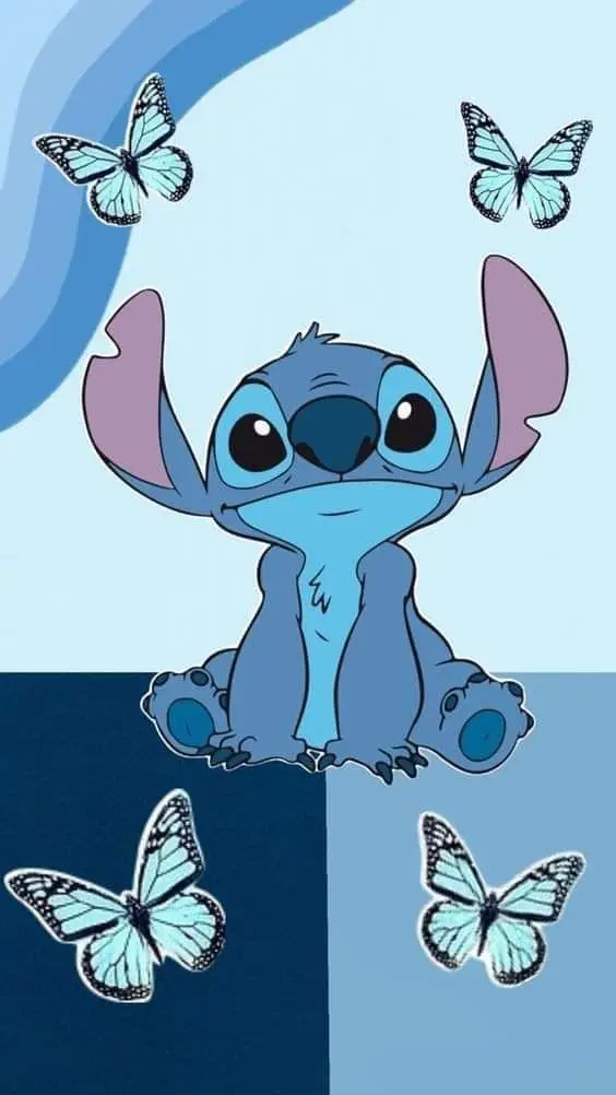 lilo and stitch hugging wallpaper
