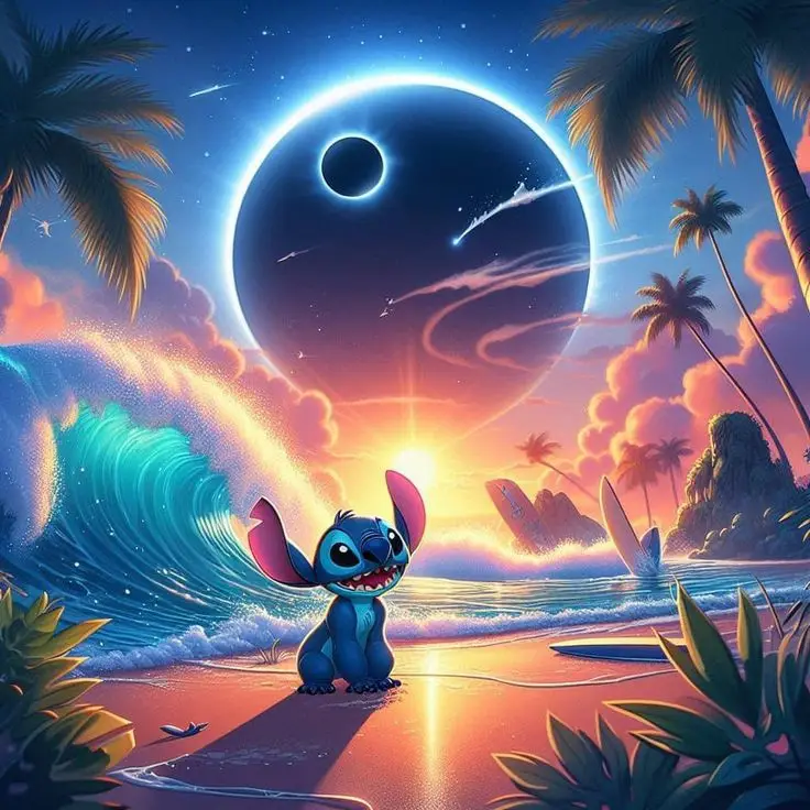lilo and stitch hugging wallpaper