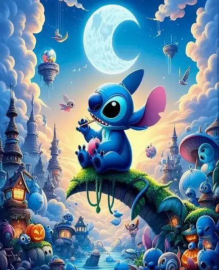 stitch pfp anime